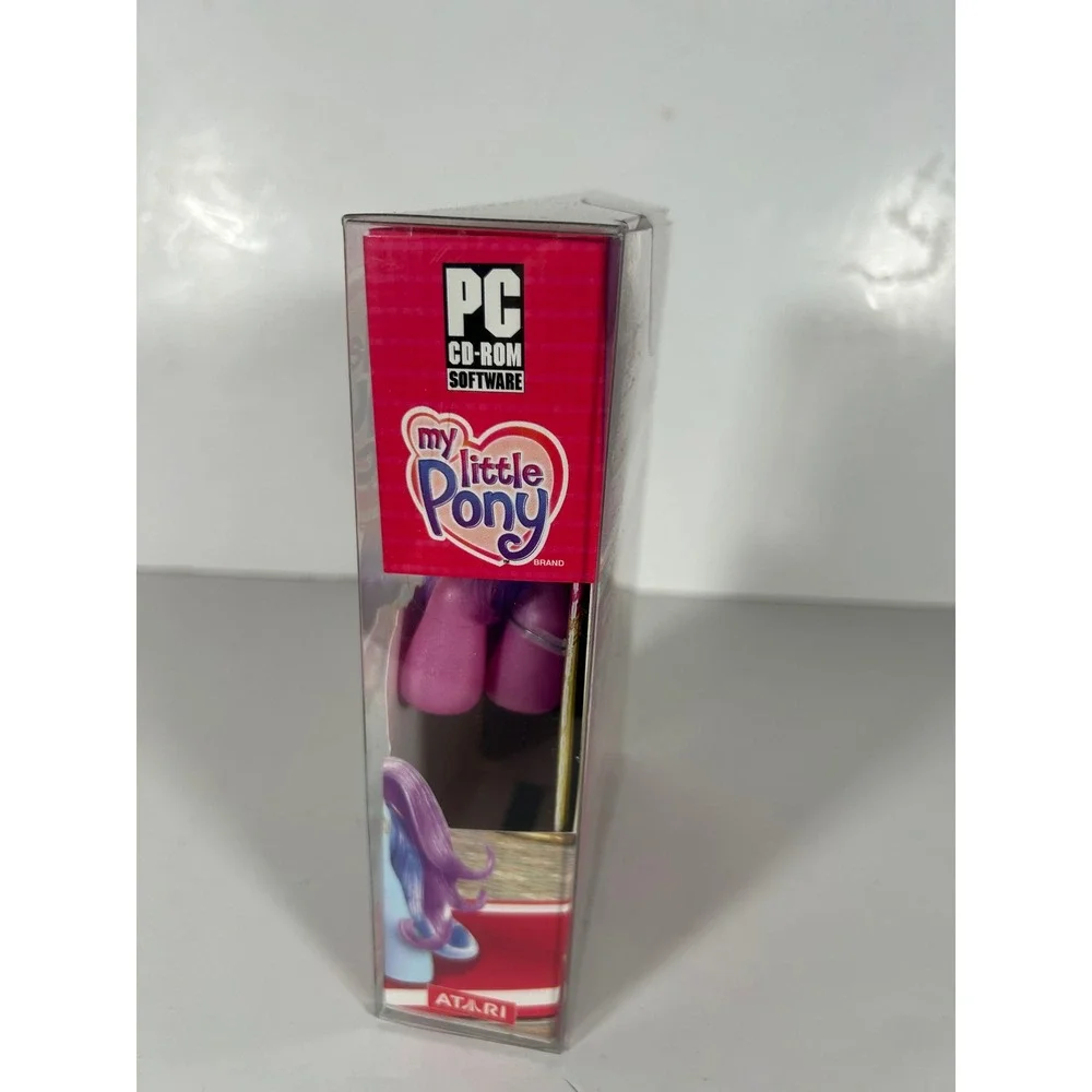 My Little Pony PC Play Pack Sparkleberry Swirl Pony Figure Atari CD-ROM 2004 NEW